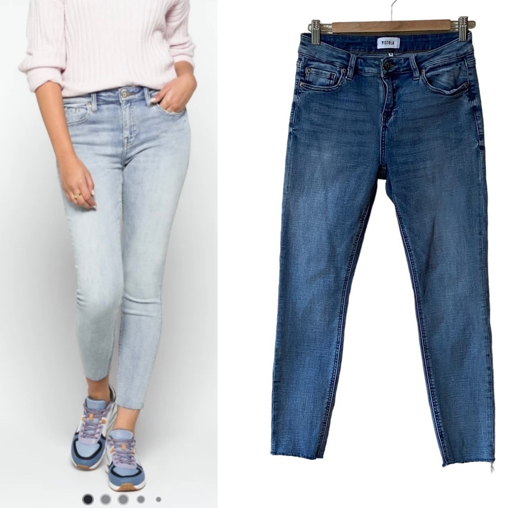 Pistola Arielle Skinny Scissor Cut Hem Jeans